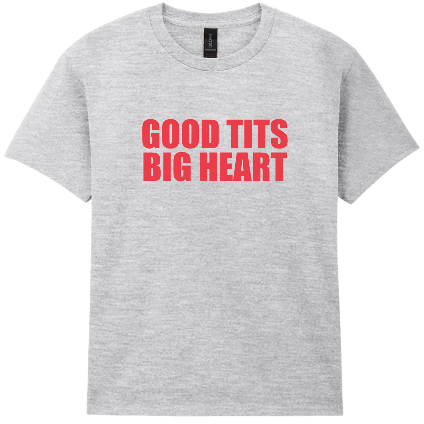 Good Tits Big Heart Puff Baby Tee