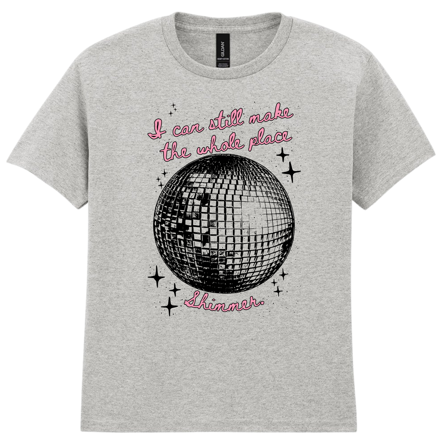 Mirror Ball | I can still make the whole place shimmer pink - T-shirt