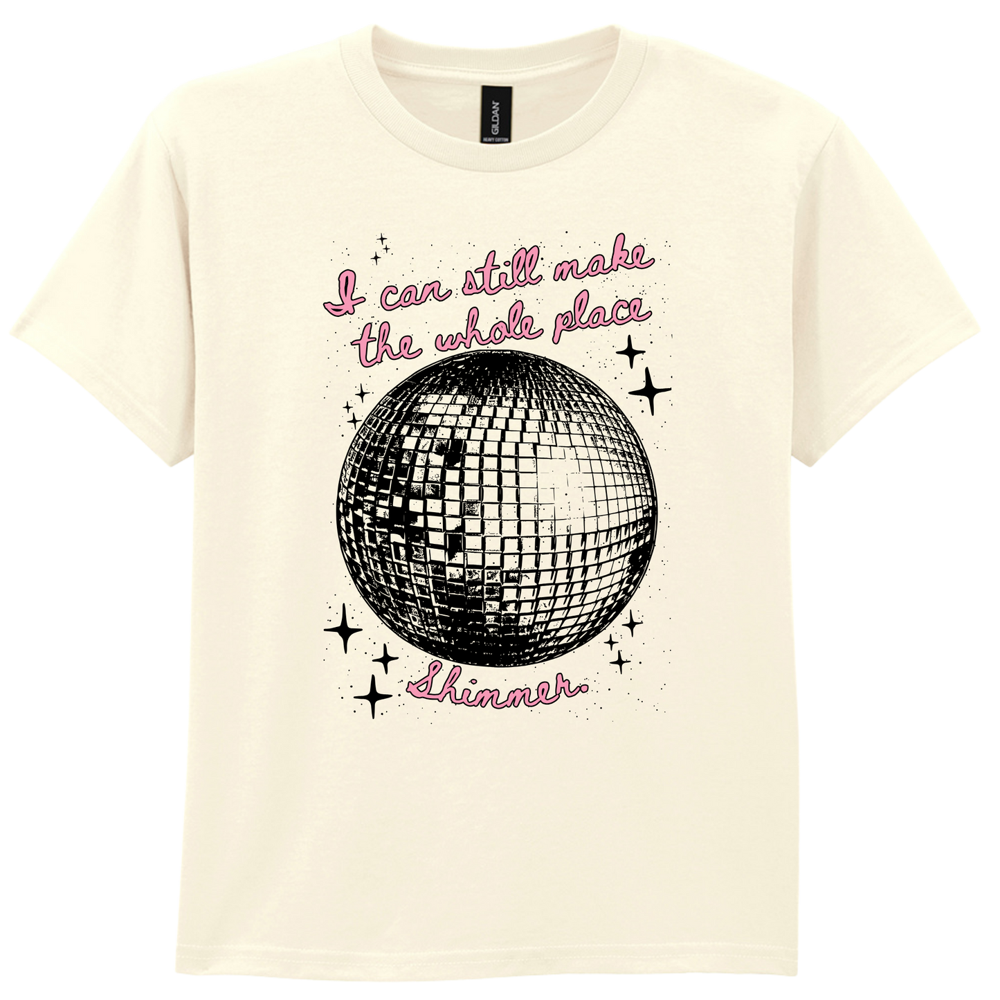 Mirror Ball | I can still make the whole place shimmer pink - T-shirt