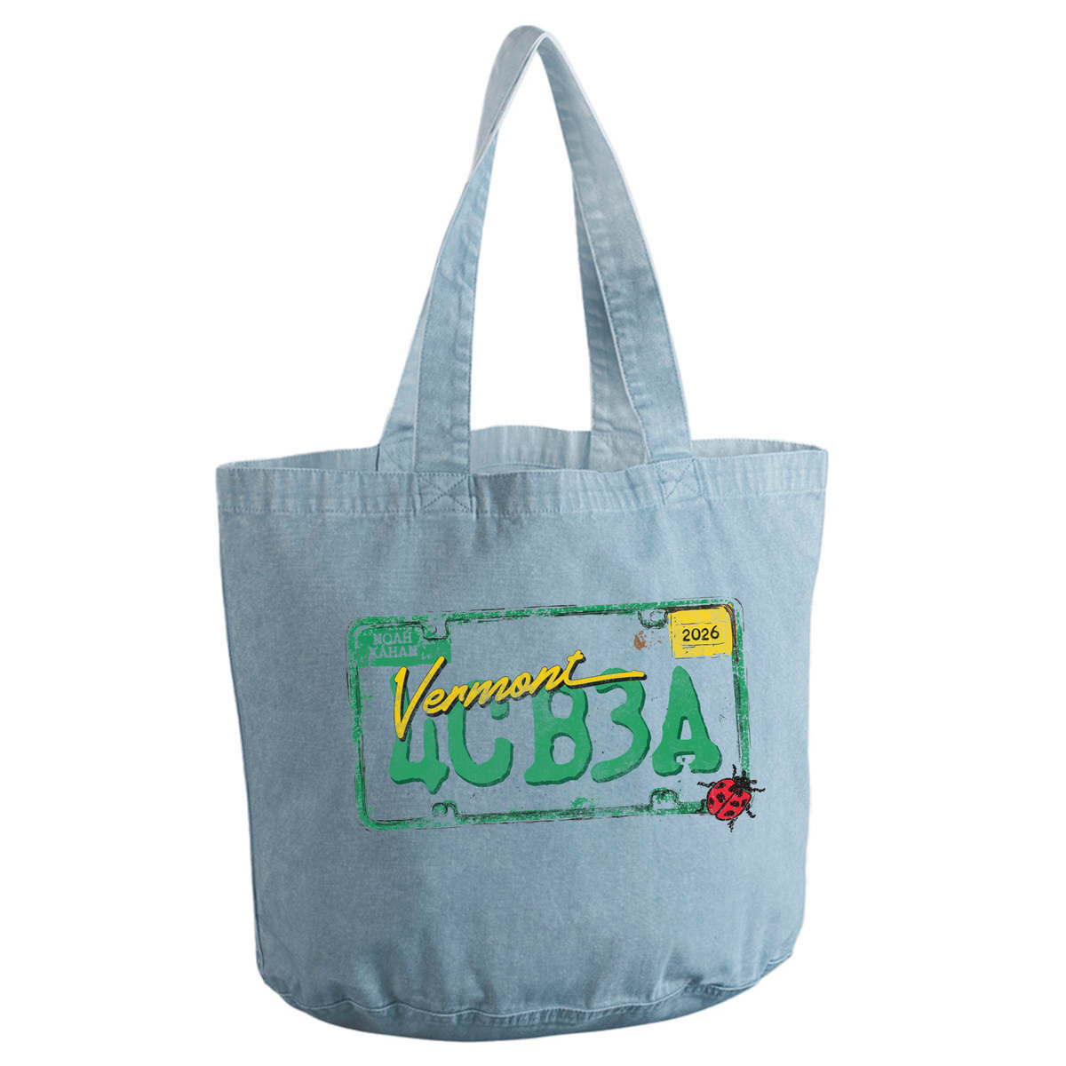 American Cars 4CB3A Tote Bag | Vintage Light Blue