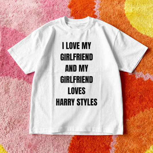 My Girlfriends In Love With Harry Styles | Unisex Boxy T-shirt
