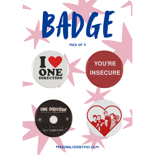 The One Direction Badge Pack