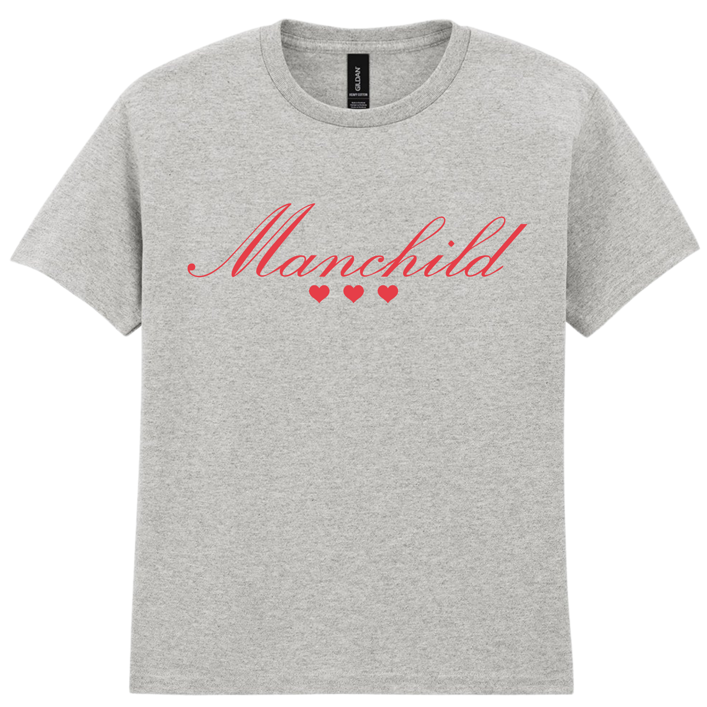 Manchild Puff Print| T-shirt