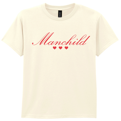 Manchild Puff Print| T-shirt