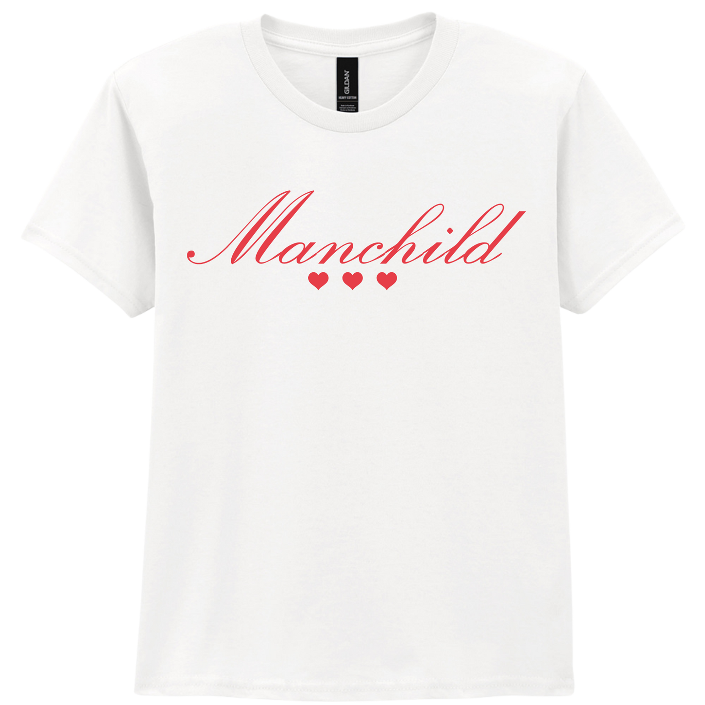 Manchild Puff Print| T-shirt