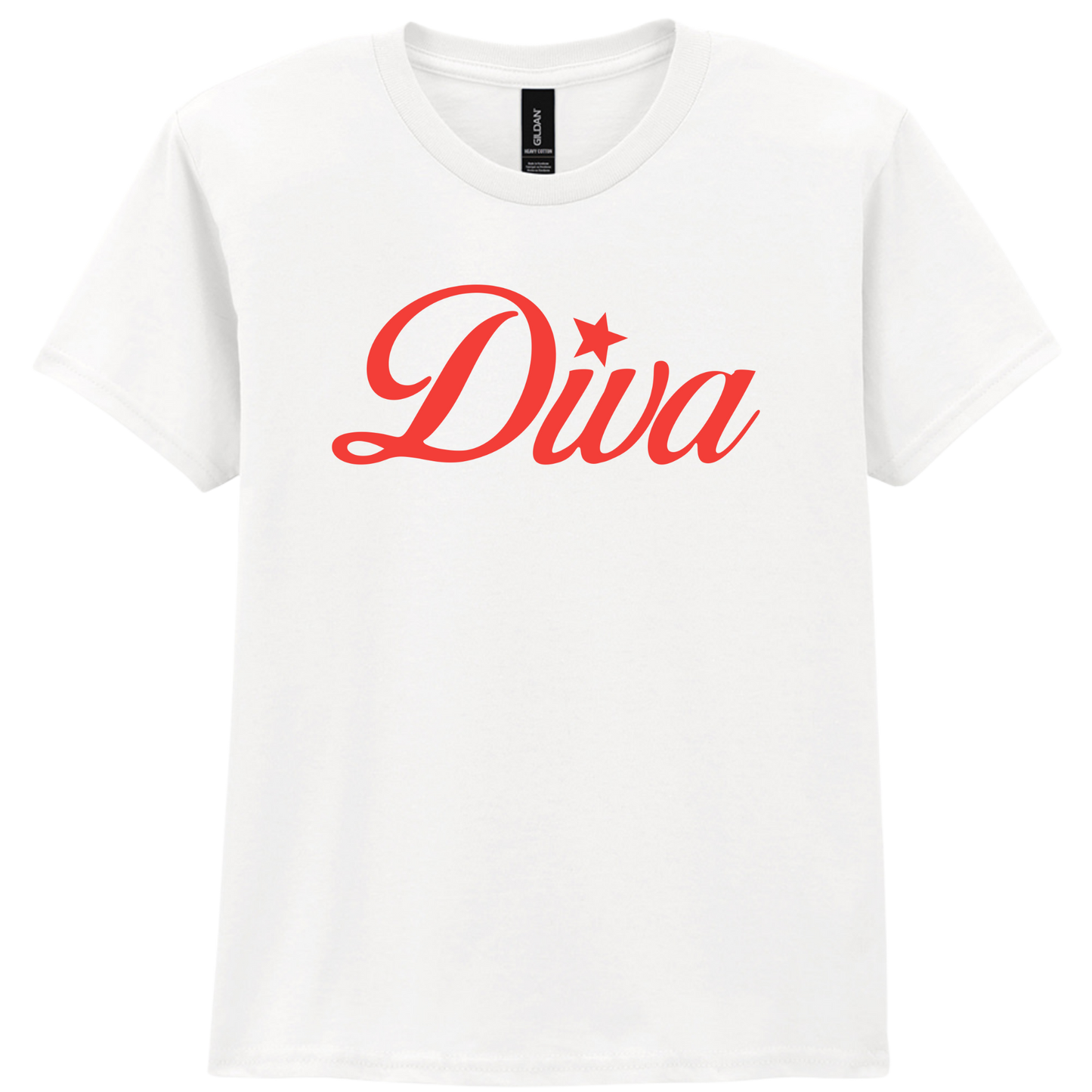 Diva Puff Print | Baby Tee