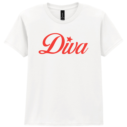 Diva Puff Print | Baby Tee