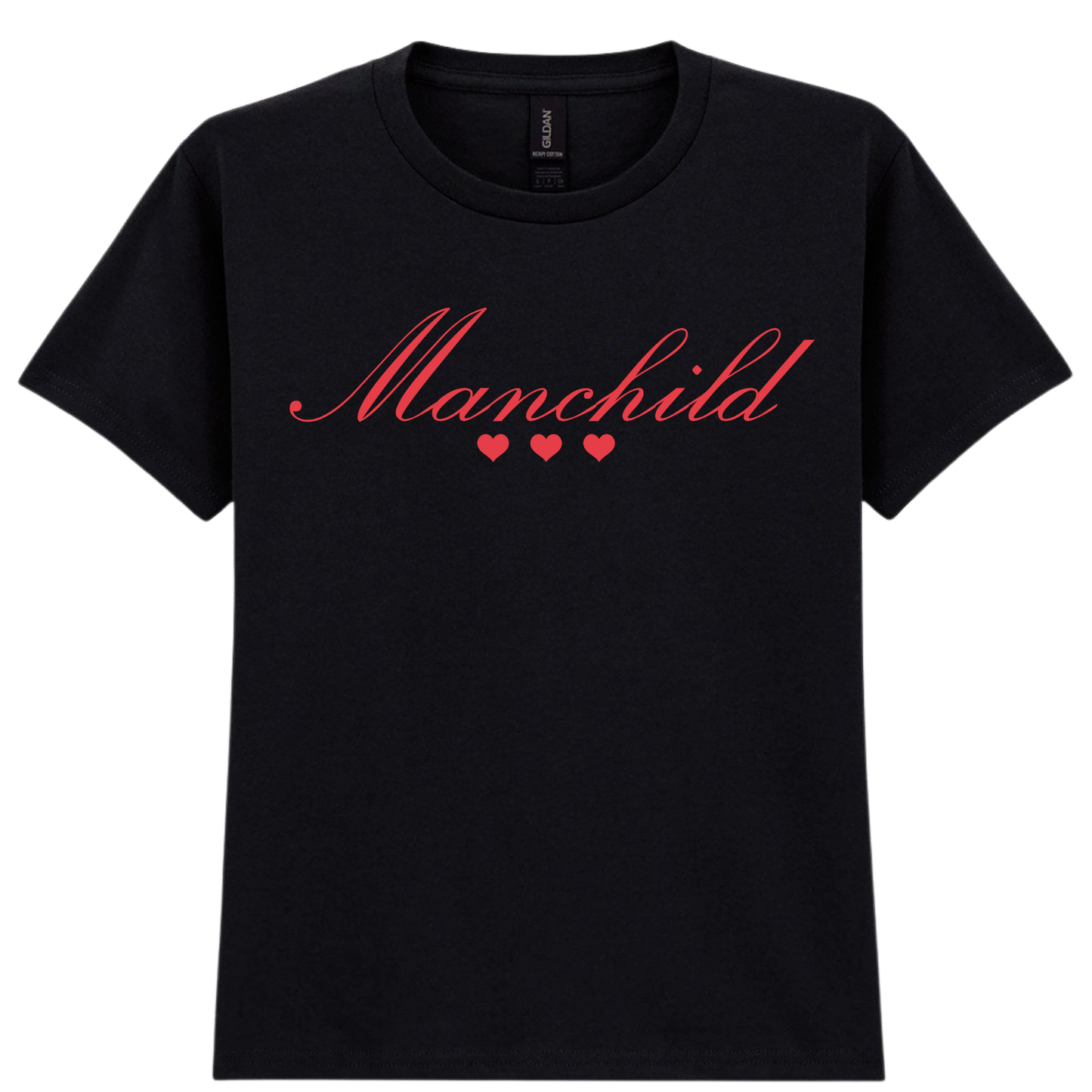 Manchild Puff Print| T-shirt