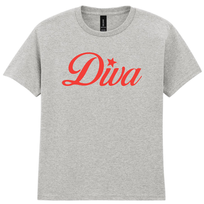 Diva Puff Print | Baby Tee