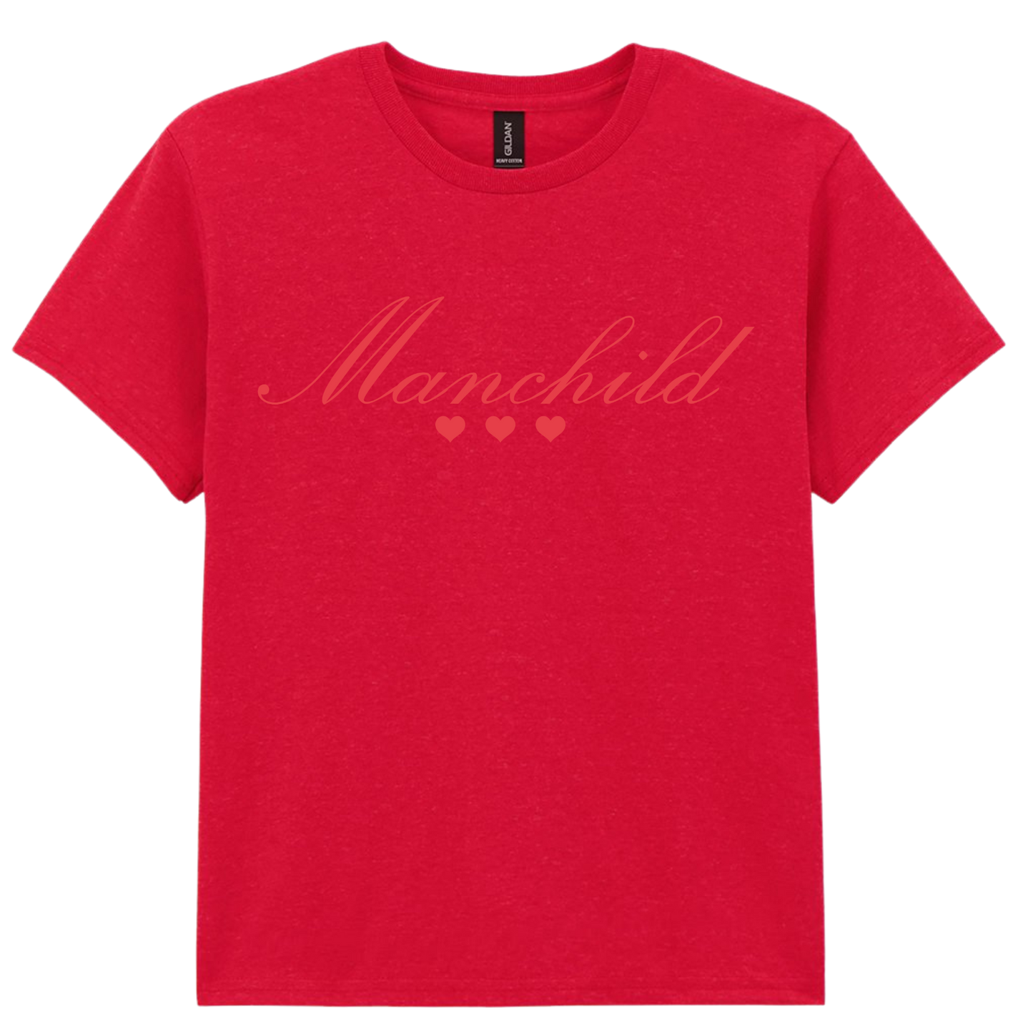 Manchild Puff Print| T-shirt