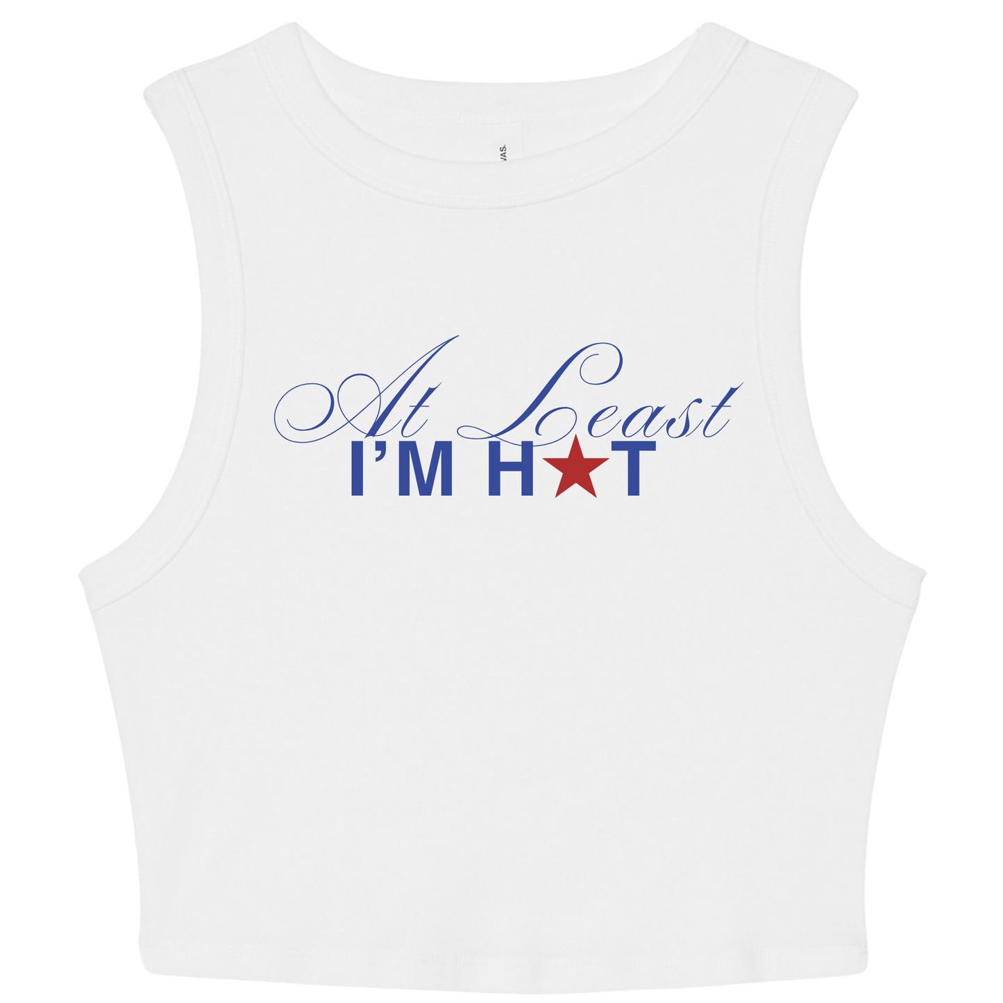 At Least I'm Hot Crop Top