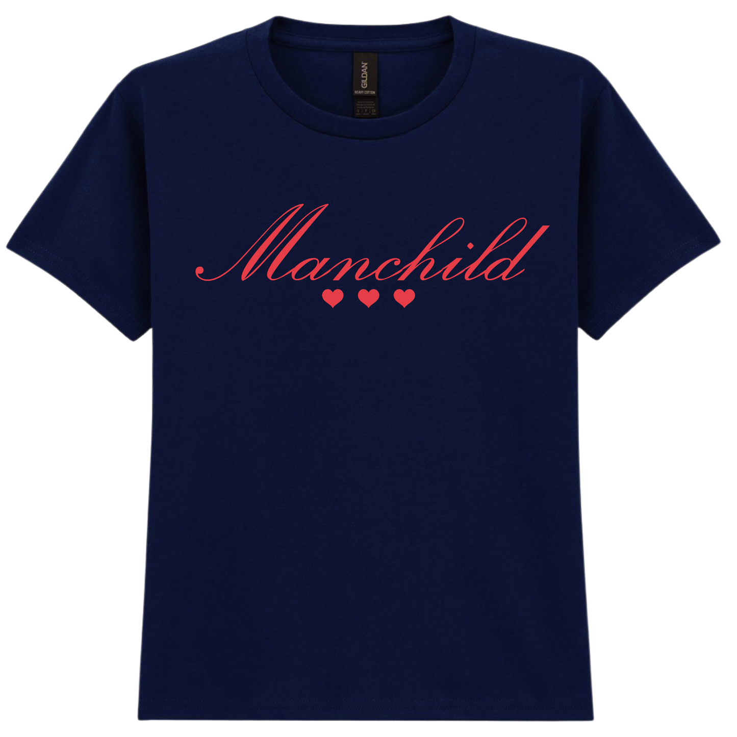 Manchild Puff Print| T-shirt