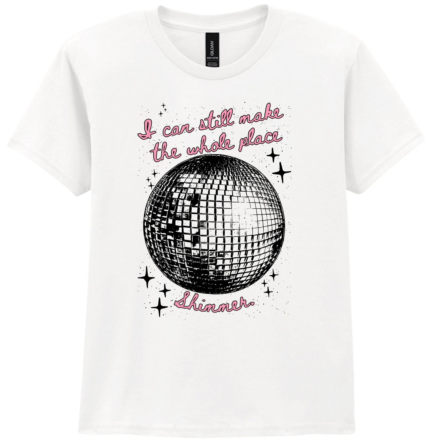 Mirror Ball | I can still make the whole place shimmer pink - T-shirt