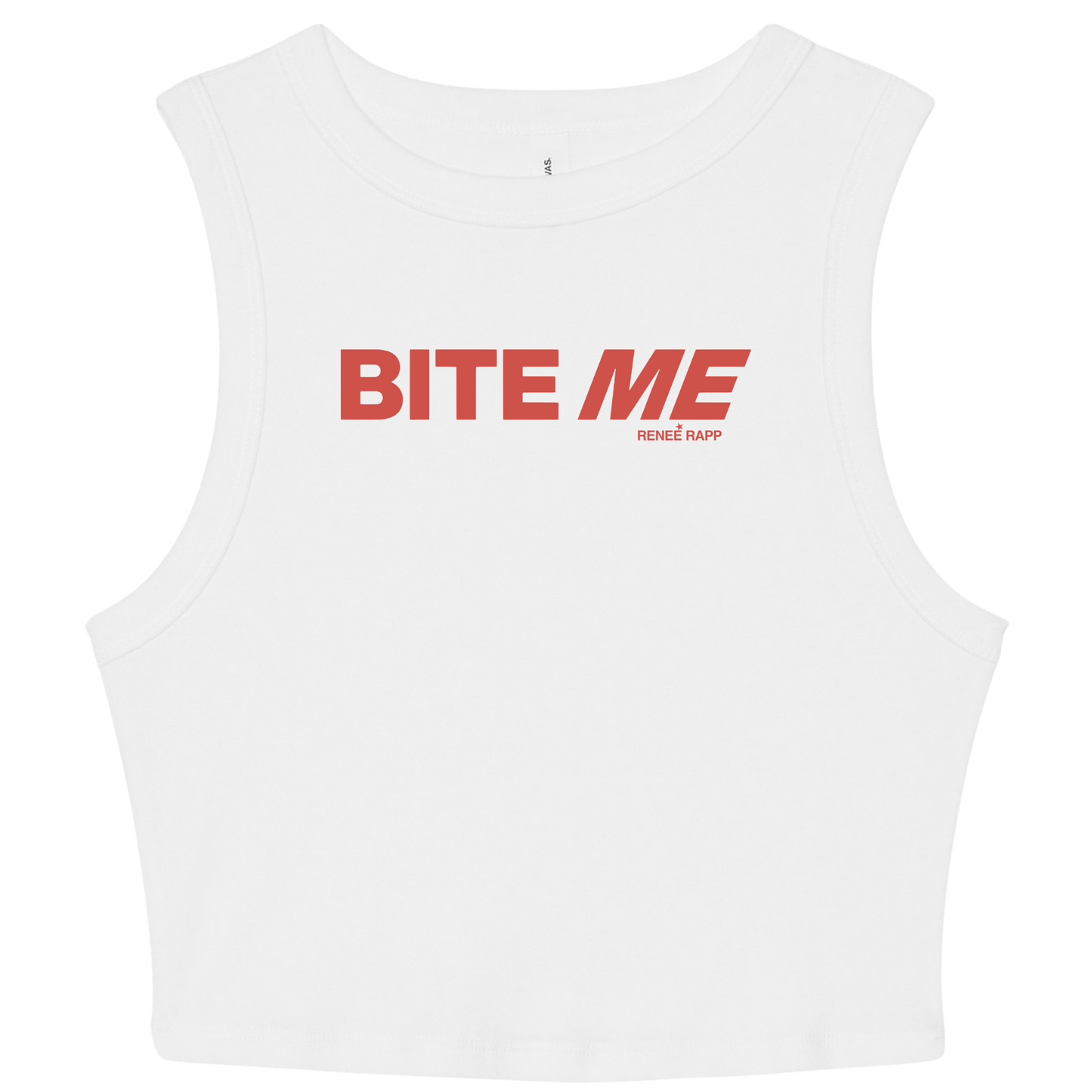Bite Me Puff Print Crop Top