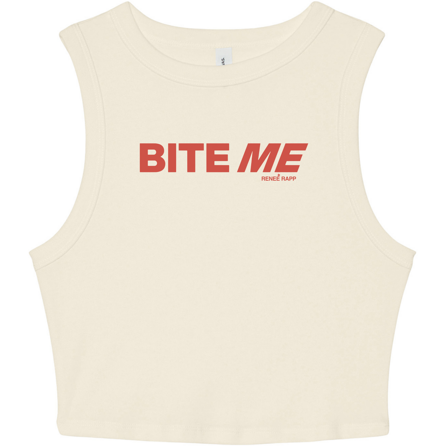 Bite Me Puff Print Crop Top
