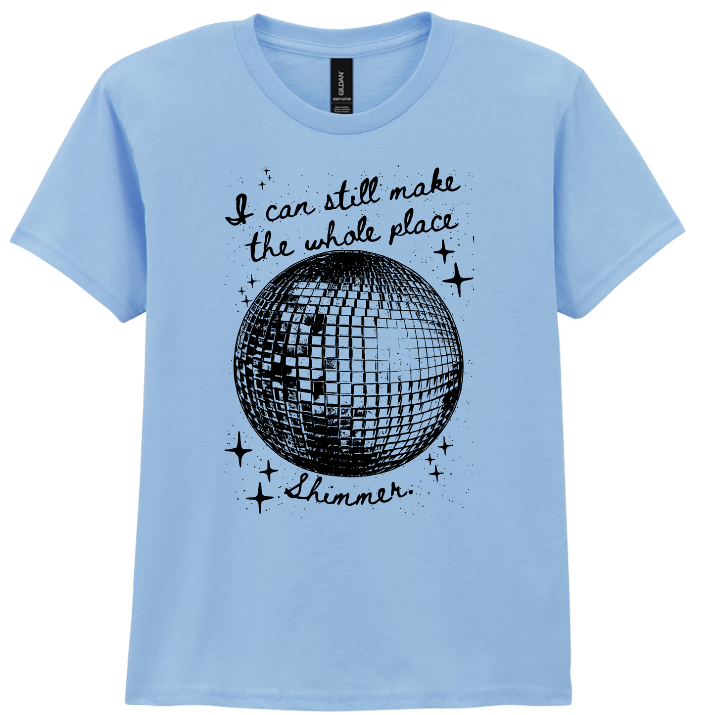 Mirror Ball | I can still make the whole place shimmer Black - T-shirt