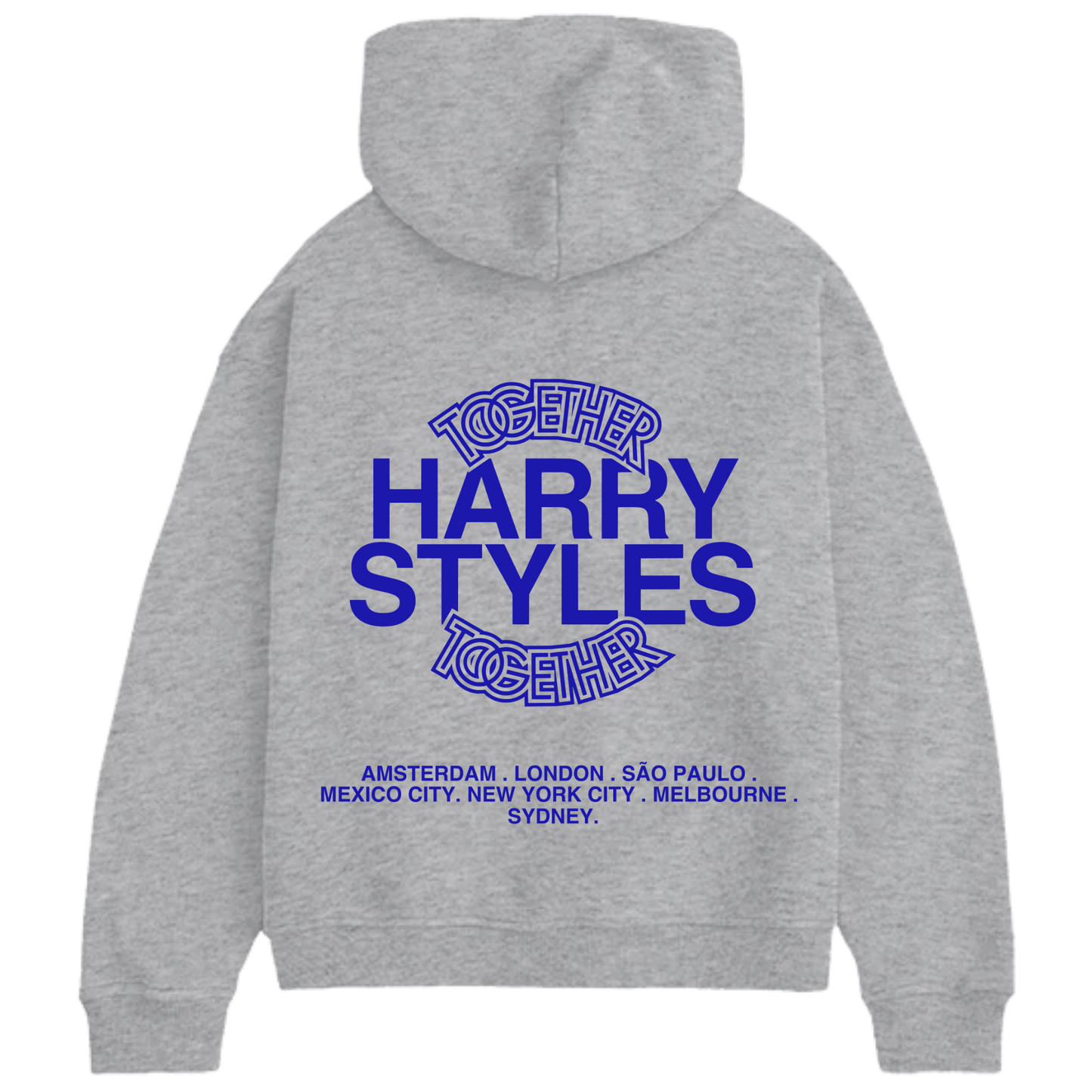 Together Together Blue Puff Print | Hoodie