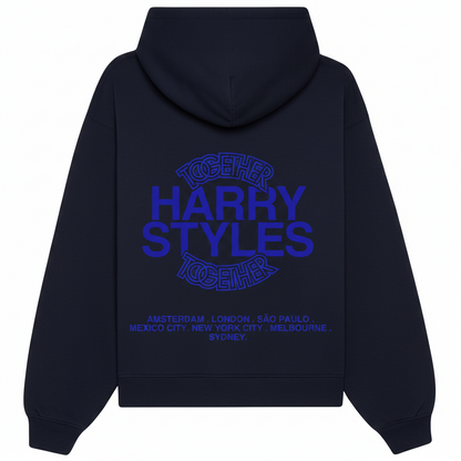 Together Together Blue Puff Print | Hoodie