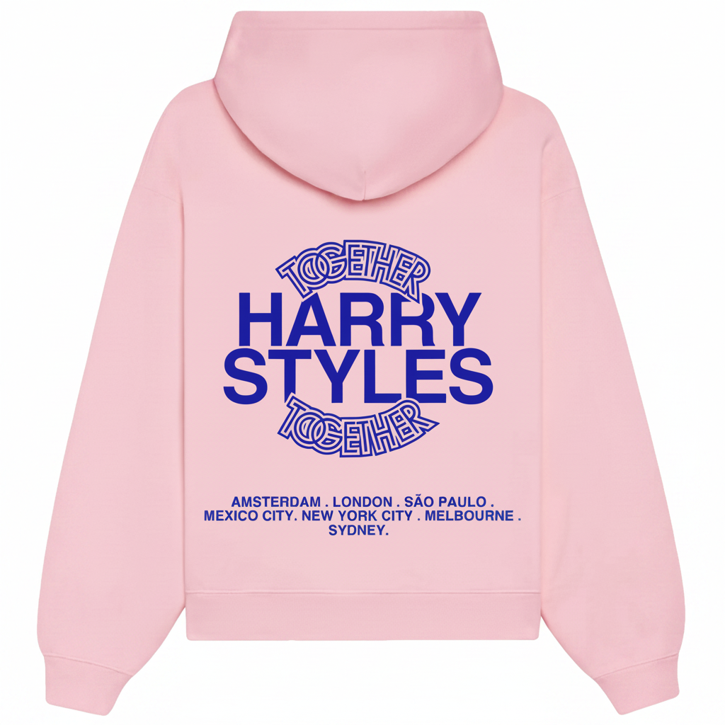 Together Together Blue Puff Print | Hoodie