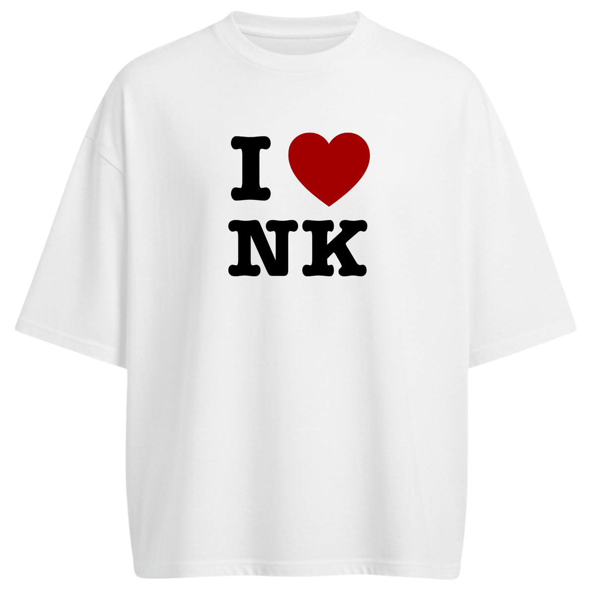 I ❤️ NK | Unisex Boxy Cropped T-Shirt