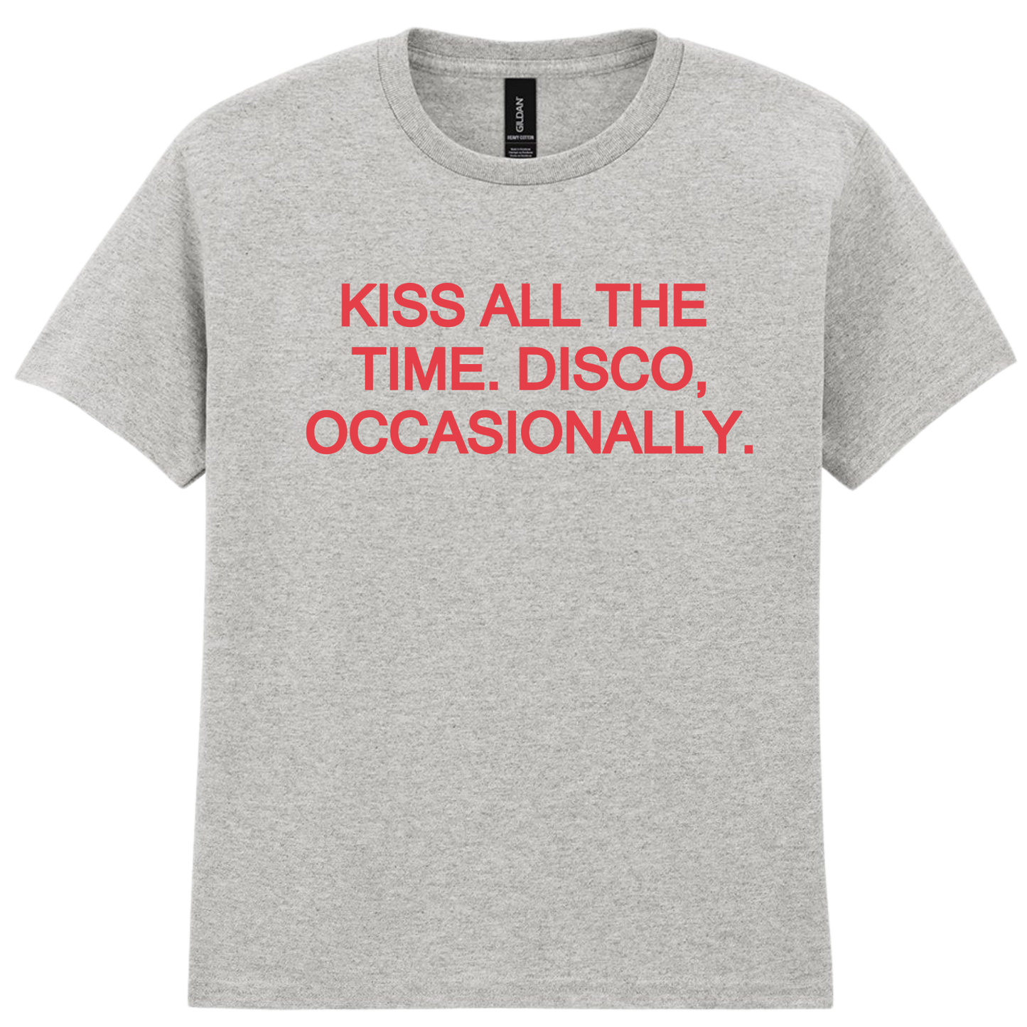 Kiss All The Time 🪩 PUFF Print | T-shirt