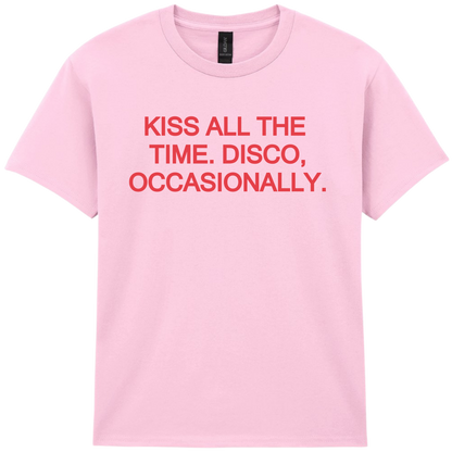 Kiss All The Time 🪩 PUFF Print | T-shirt