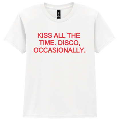 Kiss All The Time 🪩 PUFF Print | T-shirt