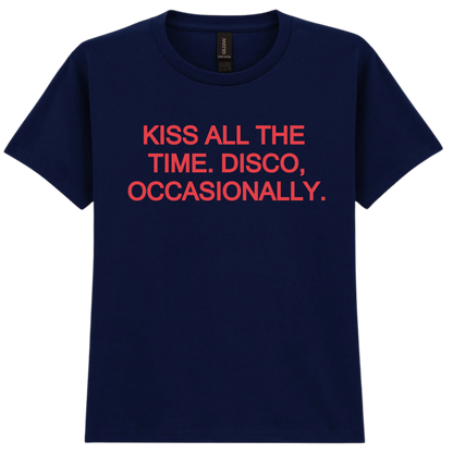 Kiss All The Time 🪩 PUFF Print | T-shirt