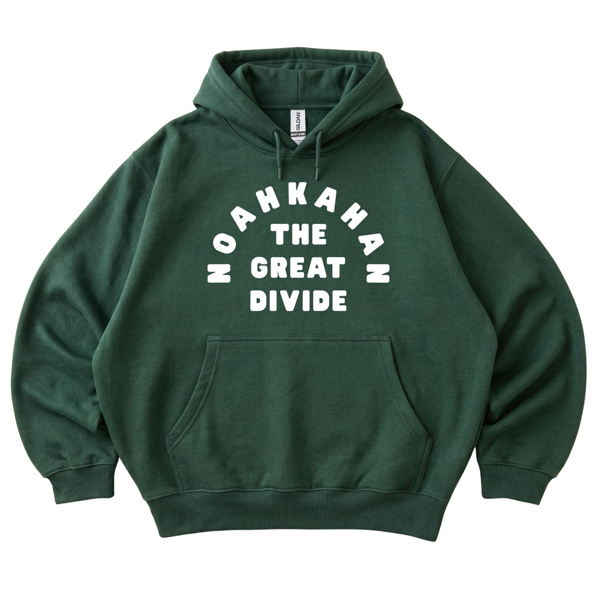 The Great Divide Puff Printed Hoodie |Green