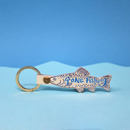 Gone Fishing Key Fob