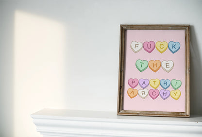 F*ck the patriarchy- Hearts