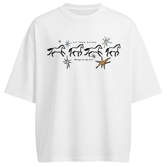 All Them Horses | Unisex Boxy Cropped T-Shirt