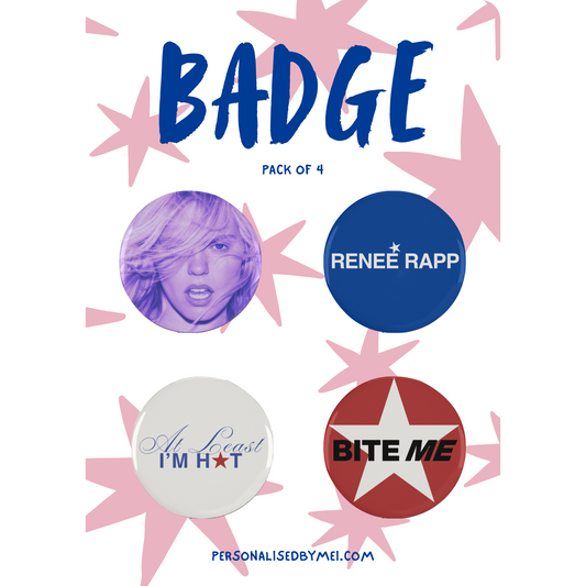 The Renee Rapp Badge Pack