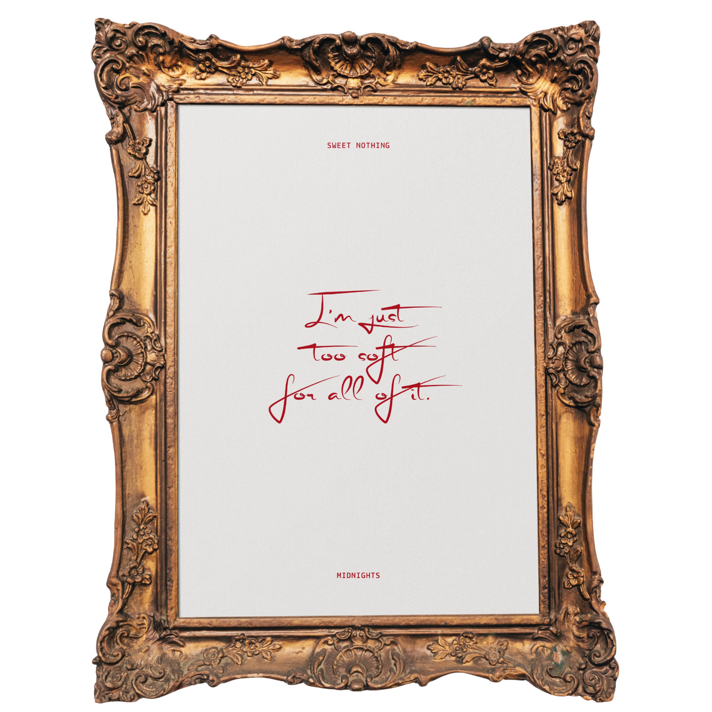 Too soft for all of it