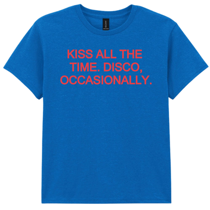 Kiss All The Time 🪩 PUFF Print | T-shirt