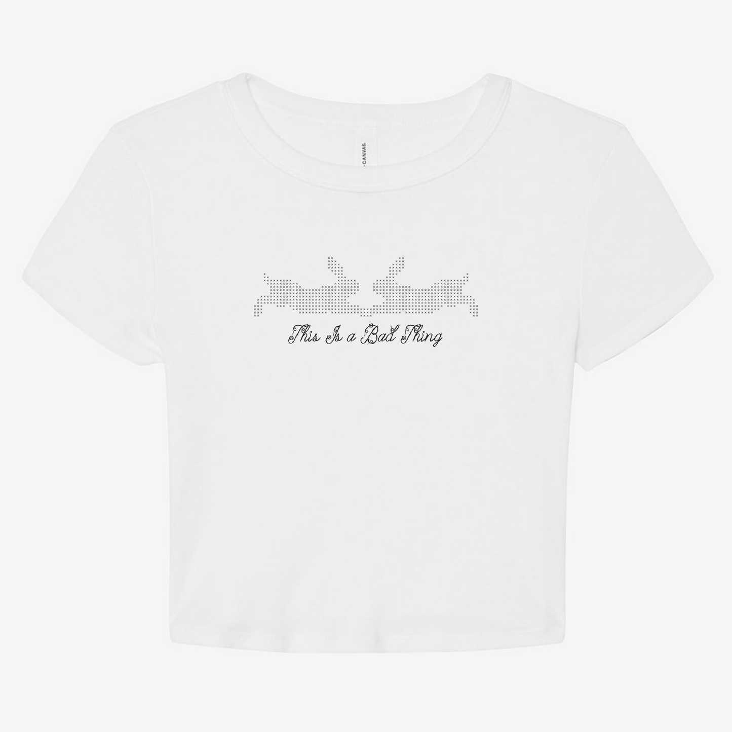 Bunny Hop | Cropped Baby tee