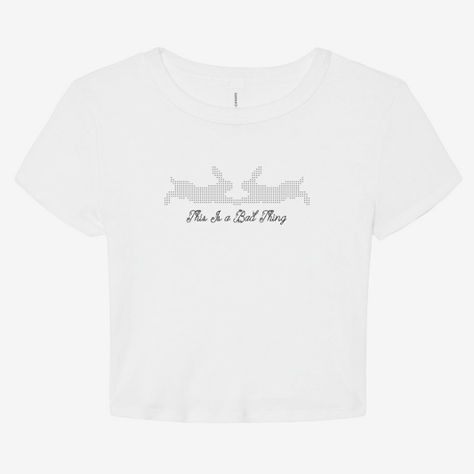 Bunny Hop | Cropped Baby tee