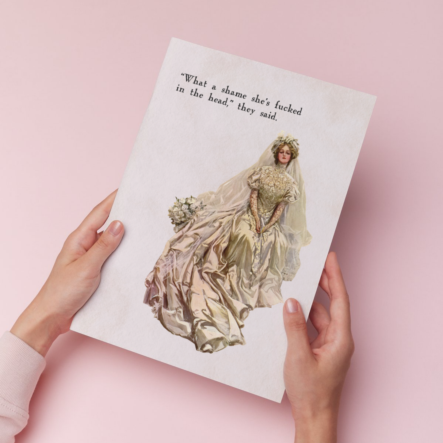 What a shame she's fu*ked in the head