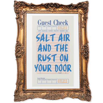 August - Guest Check